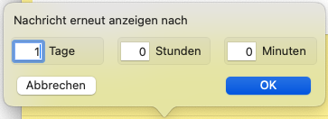 Nachrichten erneut anzeigen Funktion