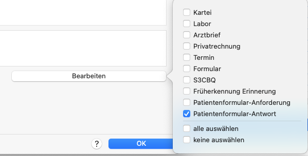 Patientenformulare Email Vorlage Antwort