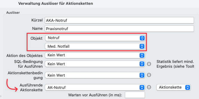 tomedo handbuch aktionskettenausloeser notruf