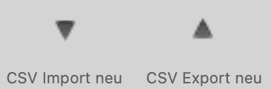 tomedo handbuch csv import export toolbar icons