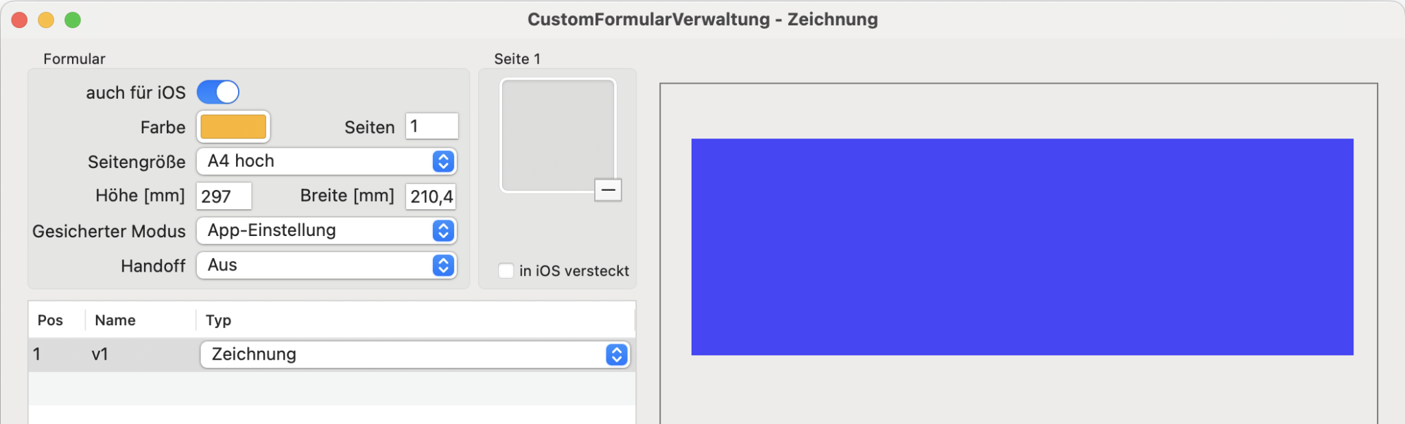 tomedo handbuch karteieintraege zeichnung customformular konfiguration
