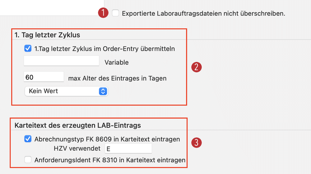 tomedo handbuch labor order entry allgemeine einstellungen