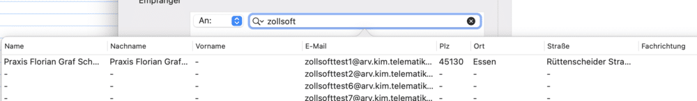 tomedo handbuch ti telematikinfrastruktur kim email verzeichnisdienst