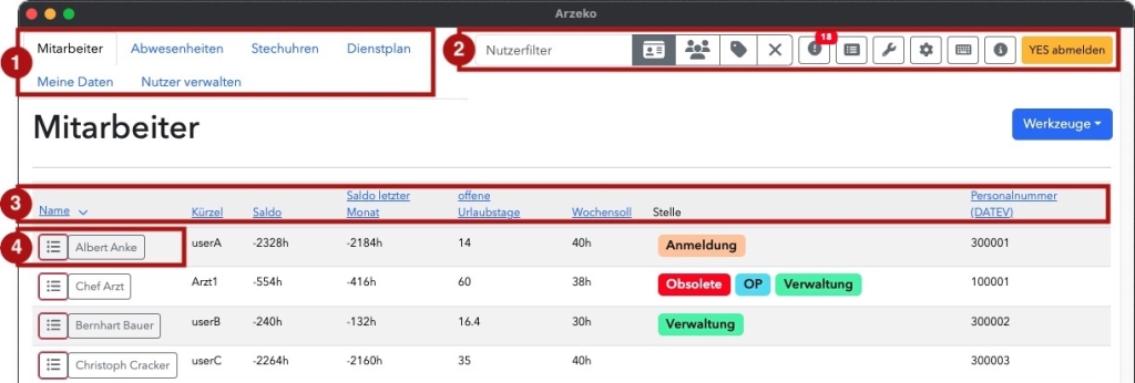 arzeko arbeitszeitkontenverwaltung