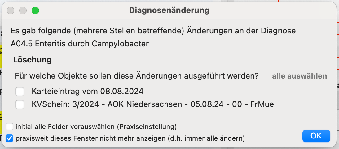 Diagnosenaenderung