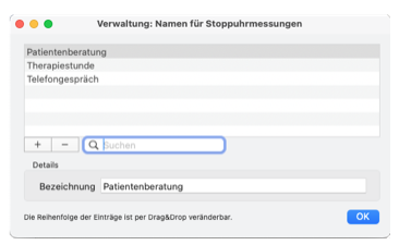 StoppuhrVerwaltungNamen