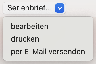 auswahl serienbrief