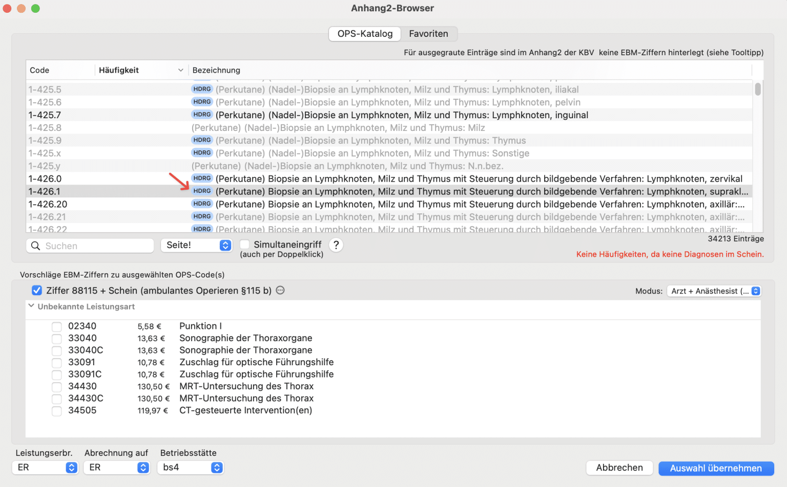 Die Abrechnung | tomedo® Onlinehilfe
