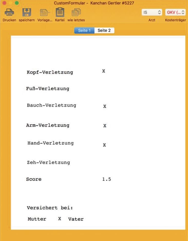 tomedo handbuch formular check