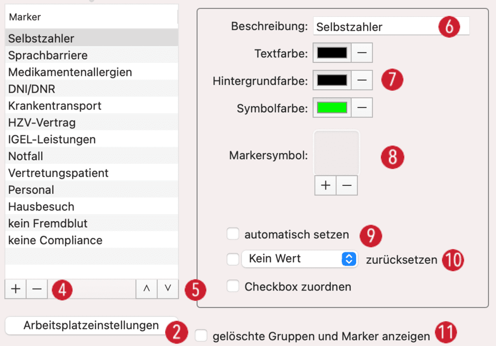 tomedo handbuch patientenmarker bearbeiten