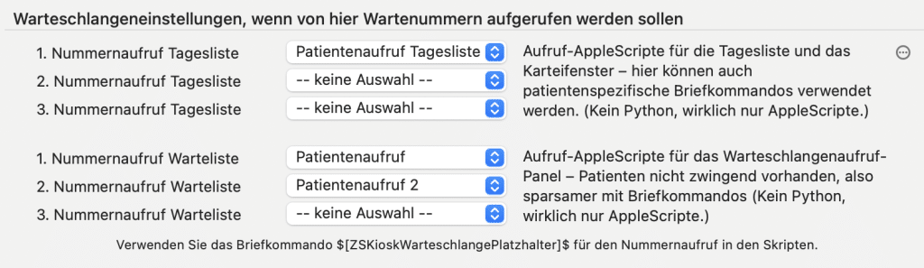 tomedo handbuch selbstanmeldung warteschlange einstellungen aufruf