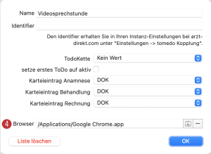 tomedo handbuch videosprechstunde online wartezimmer einstellungen 300x219 1