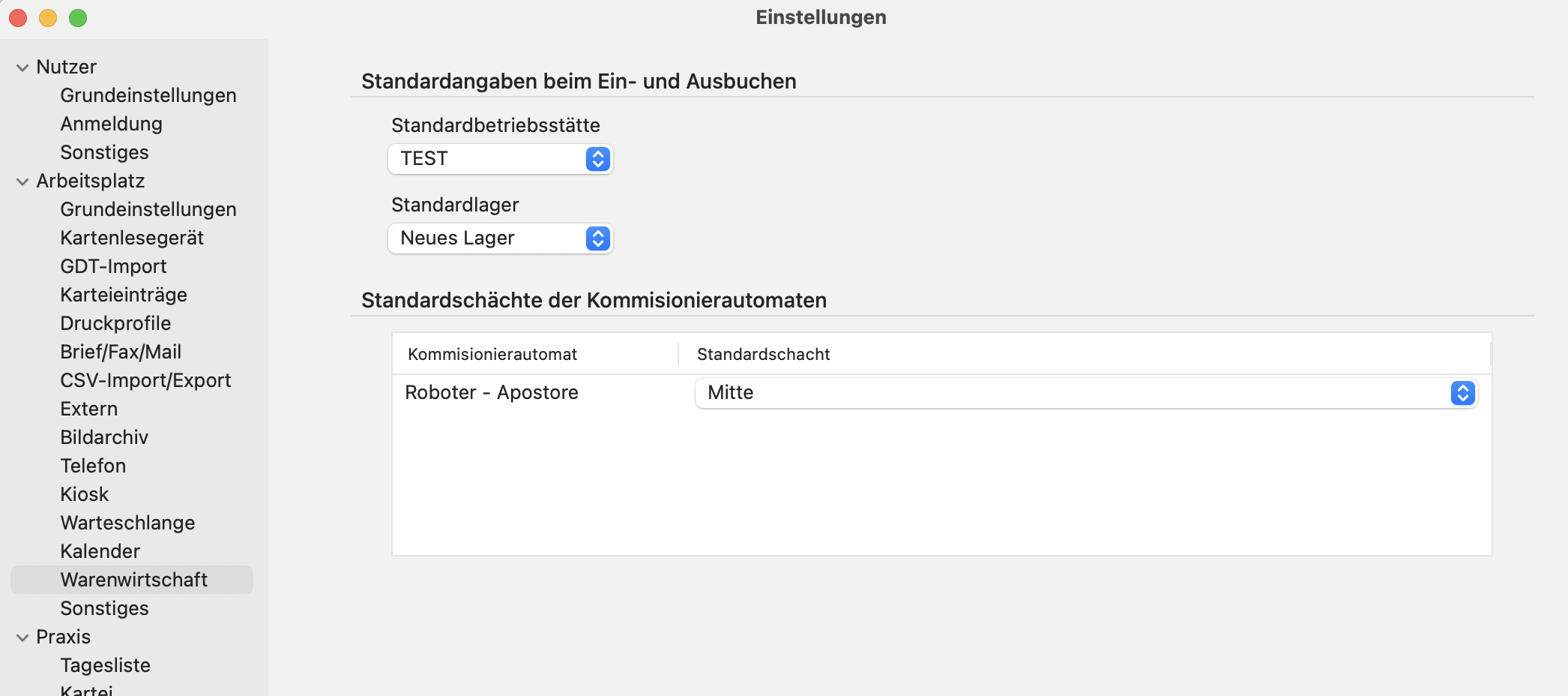 https support.tomedo.dewp contentuploads202404tomedo handbuch warenwirtschaft einstellungen standardlager deutsch