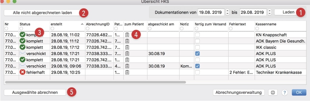 tomedo handbuch elektronische dokumentation hautkrebsscreening uebersicht