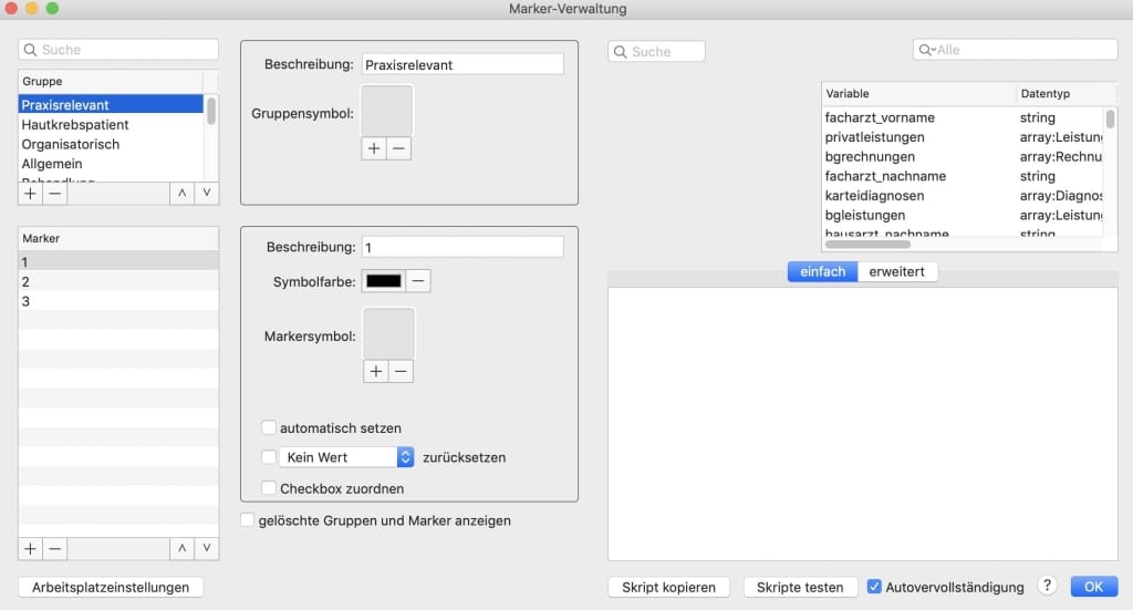 tomedo handbuch tipps uns tricks patienteninfo patientenmarker verwaltung