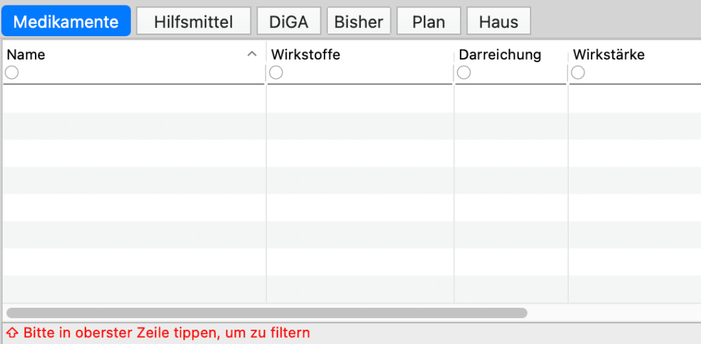 tomedo handbuch medikamente medikamentenverordnung oben