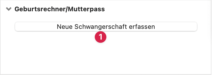 tomedo handbuch elektronische dokumentation elektronischer mutterpass 1