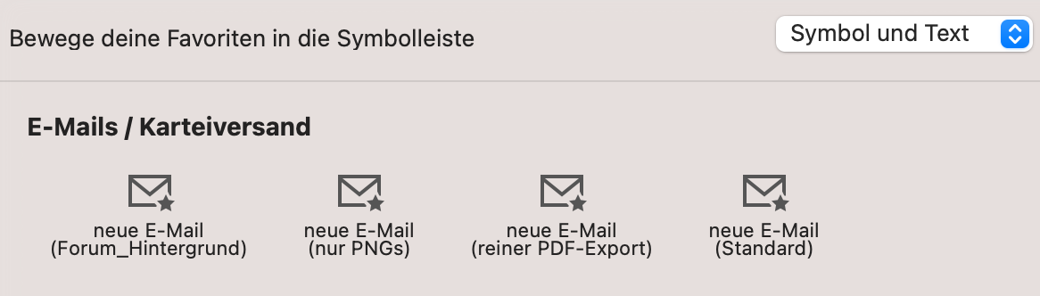 tomedo changelog v1 144 Mail Symbolleiste 2