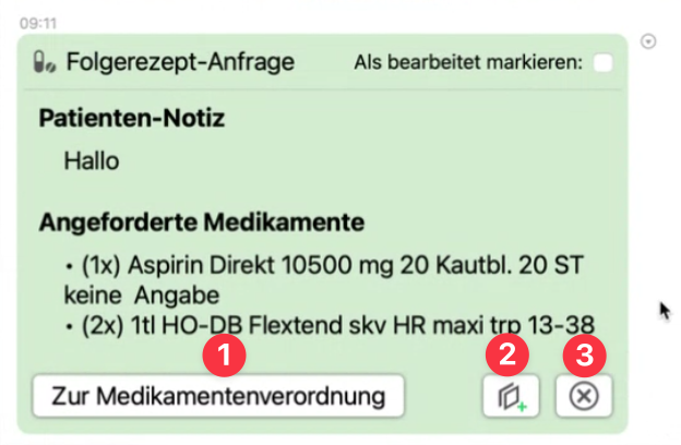 tomedo changelog v1 144 arzt direkt Nachbestellung 2