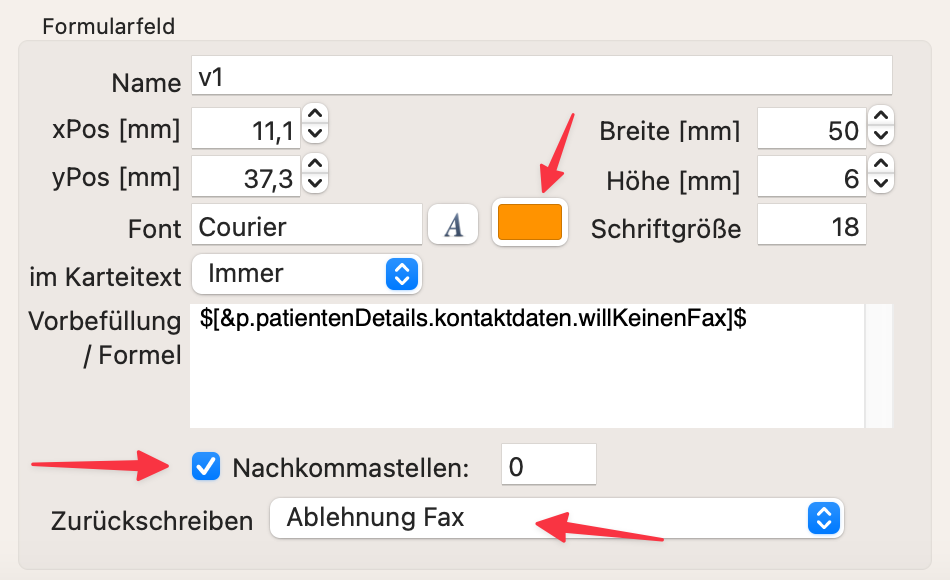 tomedo changelog v143 Customformular 1