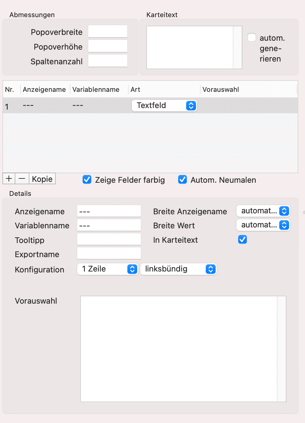 tomedo changelog v1.103.0.6 customkarteieintrag