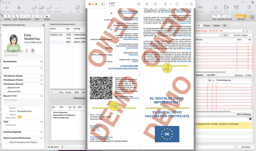 tomedo handbuch impfzertifikate eu zert pdf