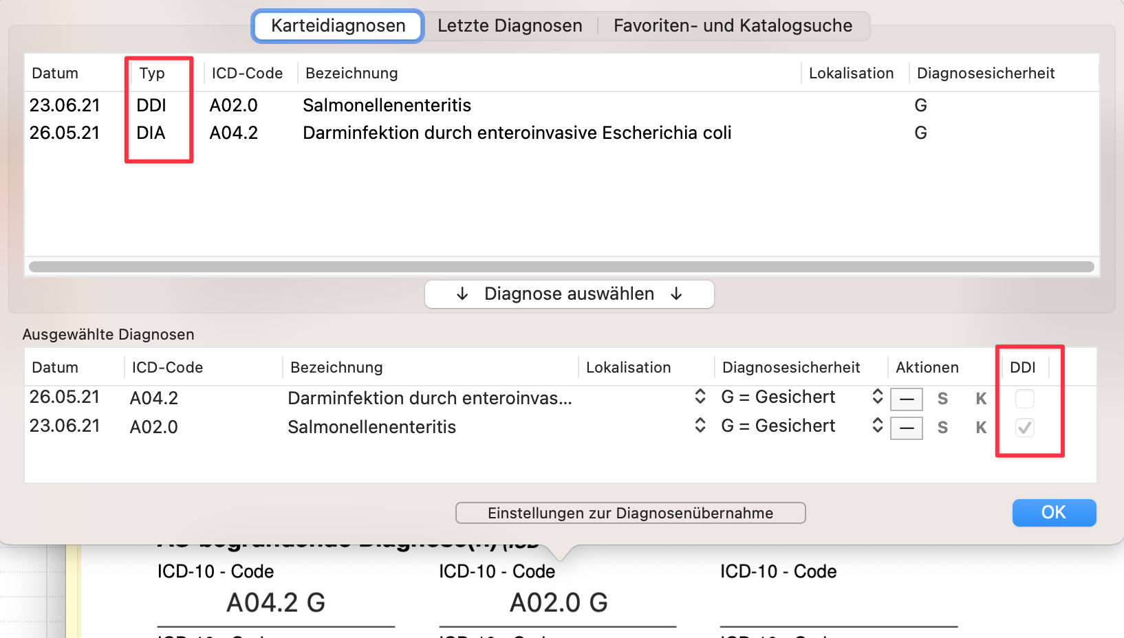 tomedo changelog v1 146 ddi kennzeichnung popover