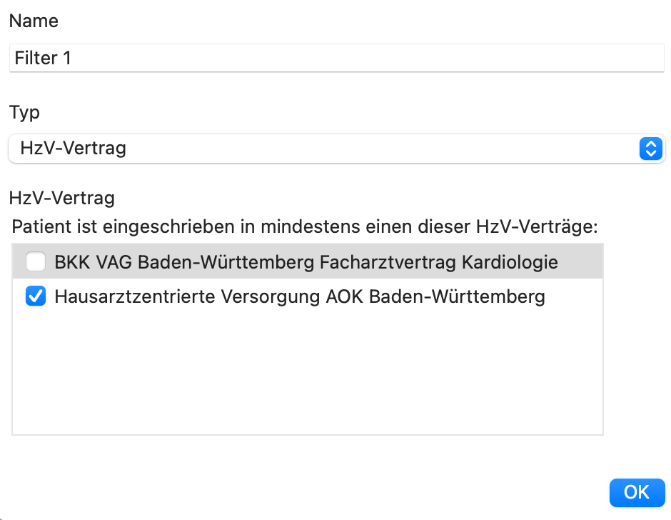 tomedo changelog v1 146 frueherkennung hzv vertrag filter