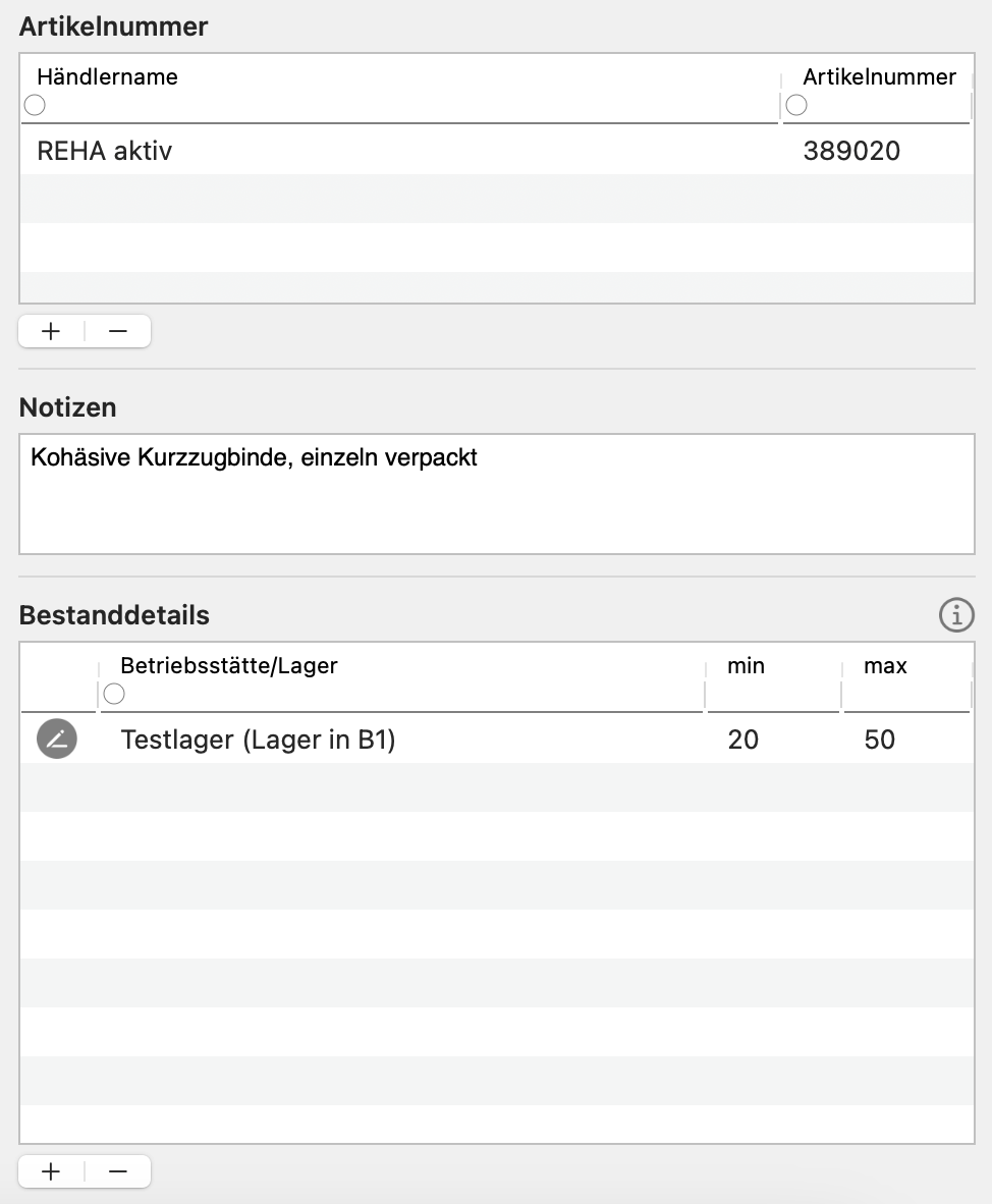 tomedo handbuch waren warenwirtschaft artikeldetails weitere details