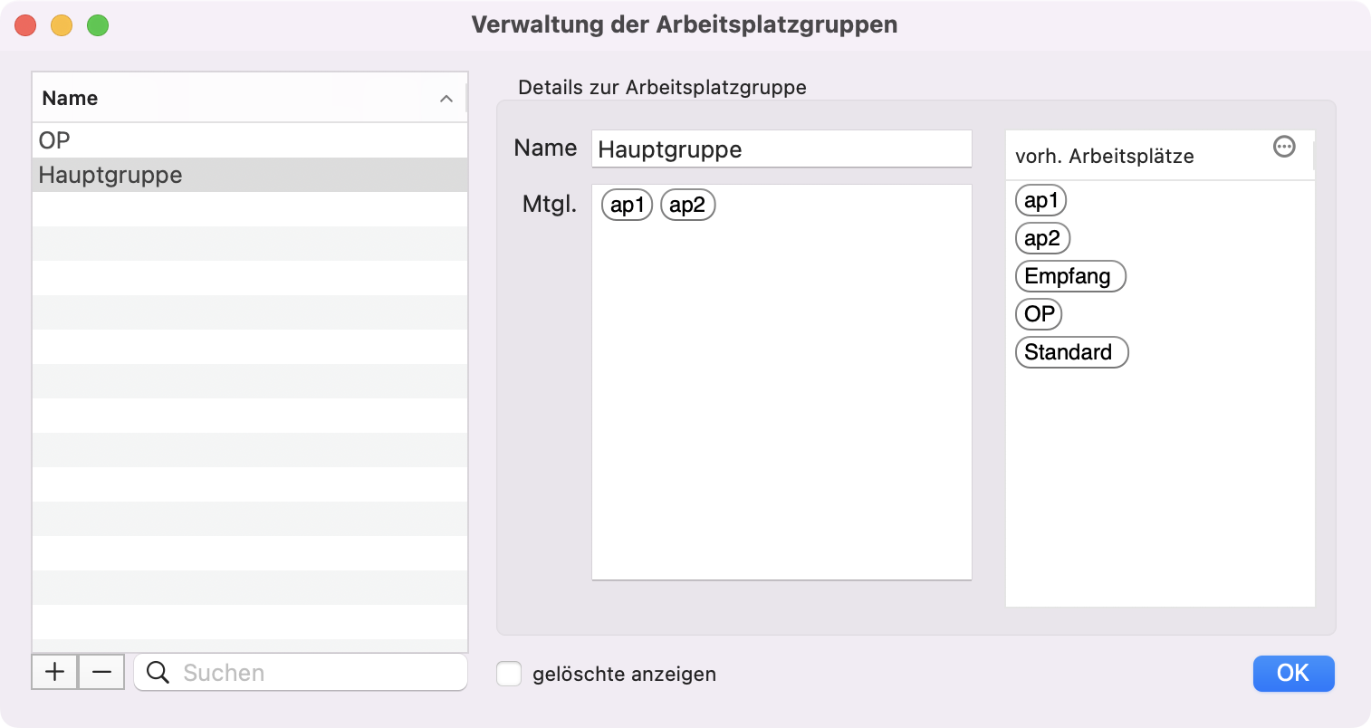 tomedo handbuch praxisorganisation arbeitsplatz arbeitsplatzgruppen