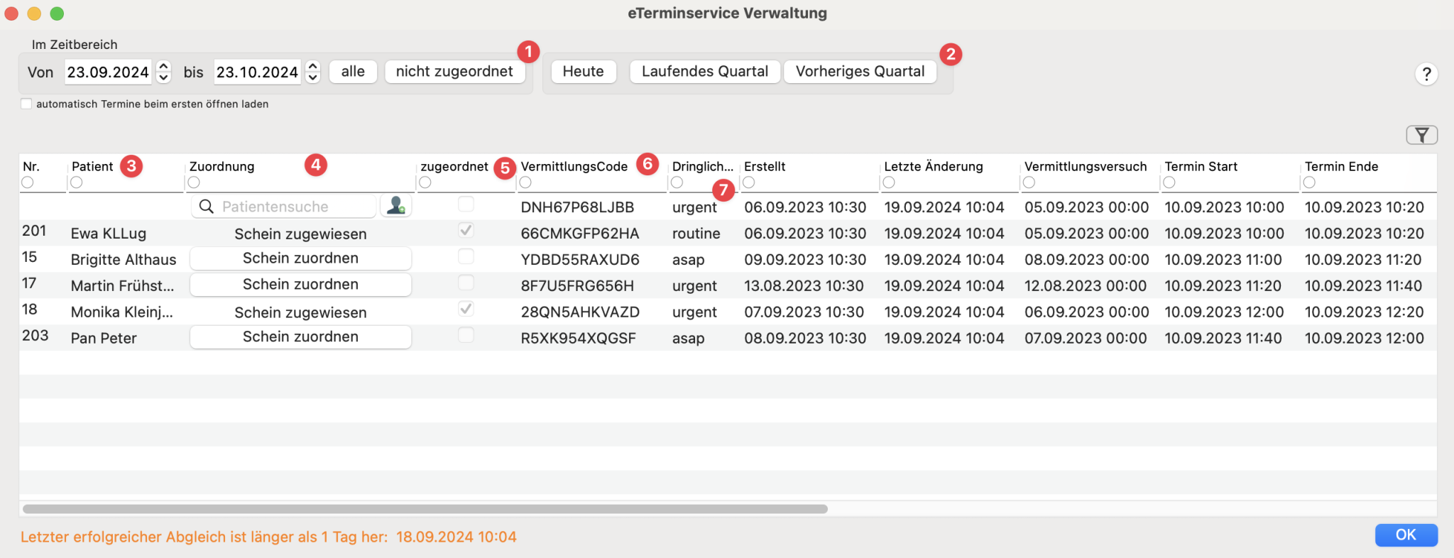 tomedo handbuch tsvg eterminservice verwaltung