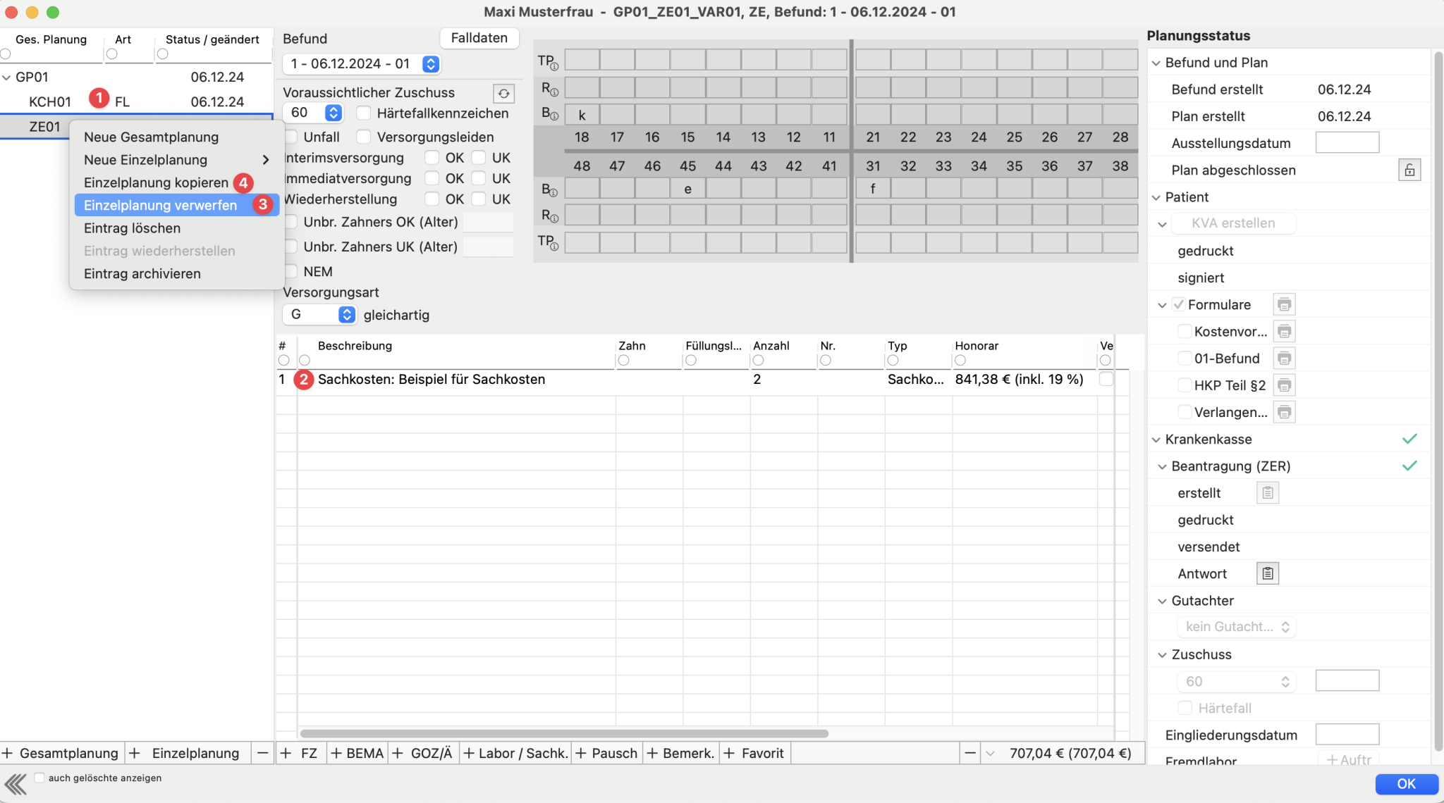 tomedo changelog v1 150 Neuerungen Planungstool 1