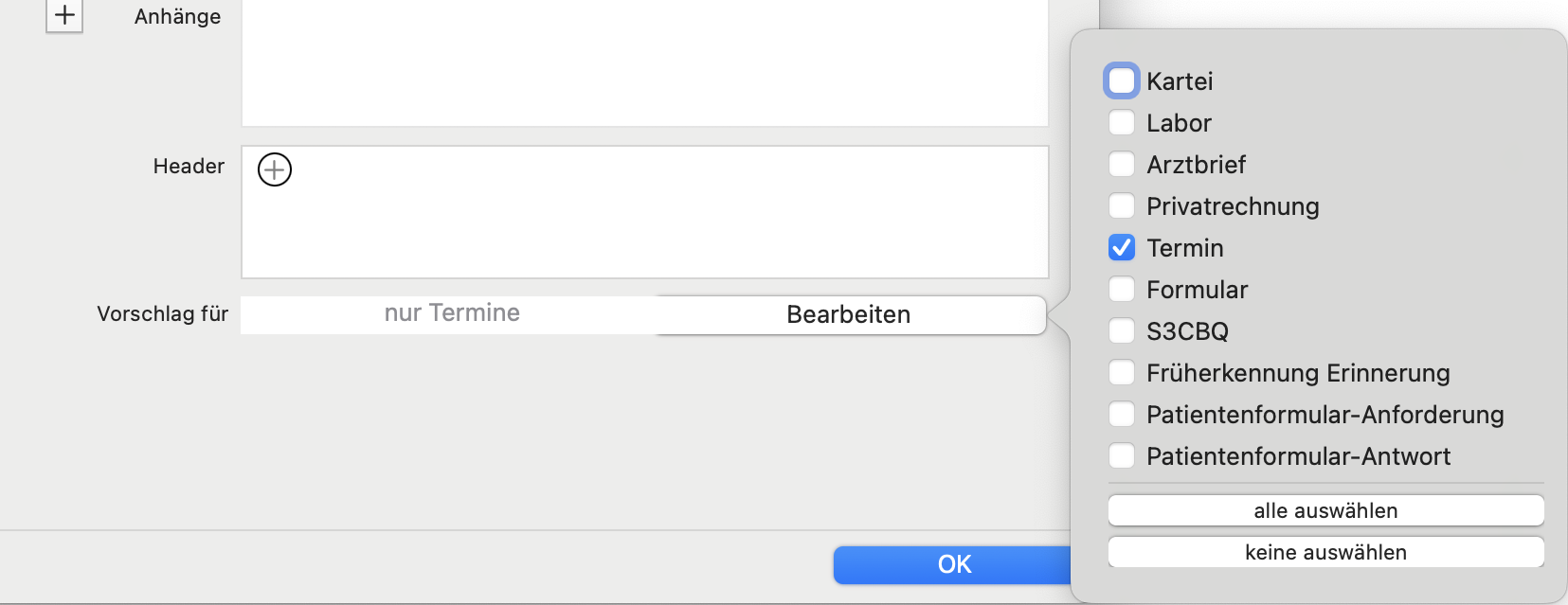 tomedo handbuch e mail vorschlag fuer