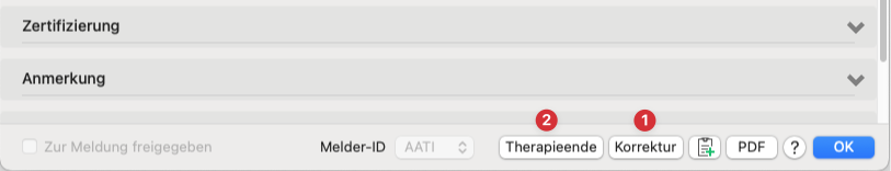 tomedo handbuch krebsregister dokumentation korrektur
