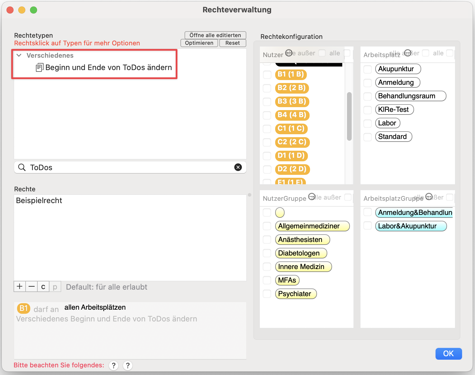 tomedo changelog v153 Recht Beginn und Ende von ToDos aendern