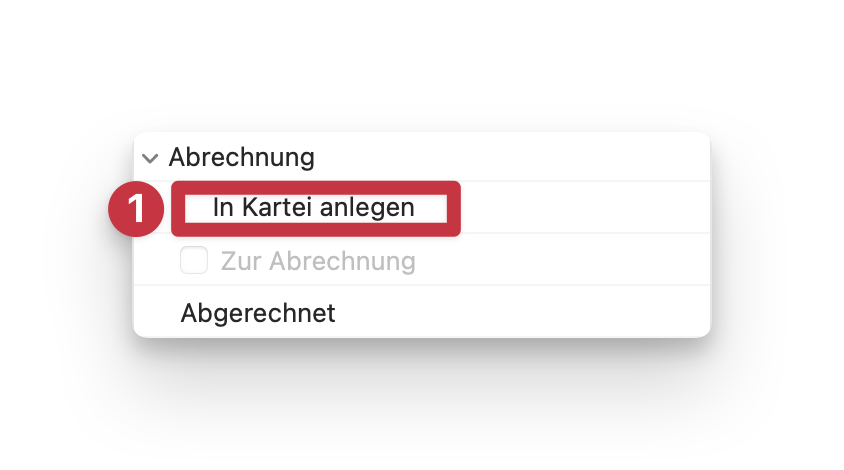 tomedo handbuch Fachgruppen Dental Behandlungsplaner Abrechnung in Kartei