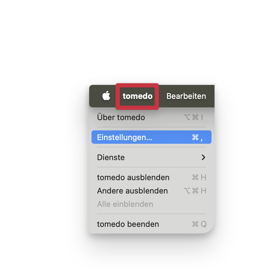 tomedo handbuch Fachgruppen Dental Kartei Einstellungen Kartei Einstellungen Abrechnung Pfad 1