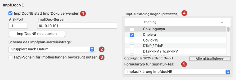 tomedo handbuch vorsorge impfdoc einstellungen