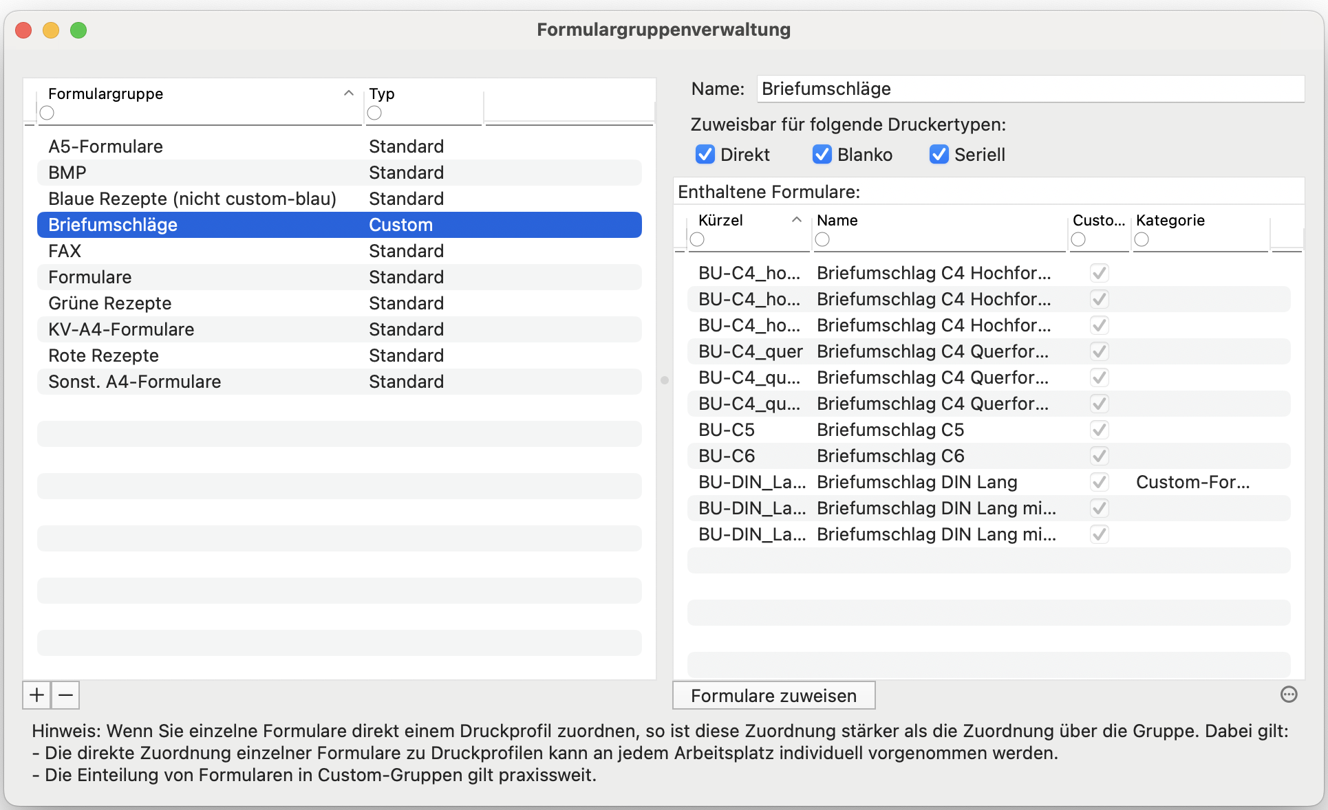 tomedo changelog 155 Formulargruppenverwaltung