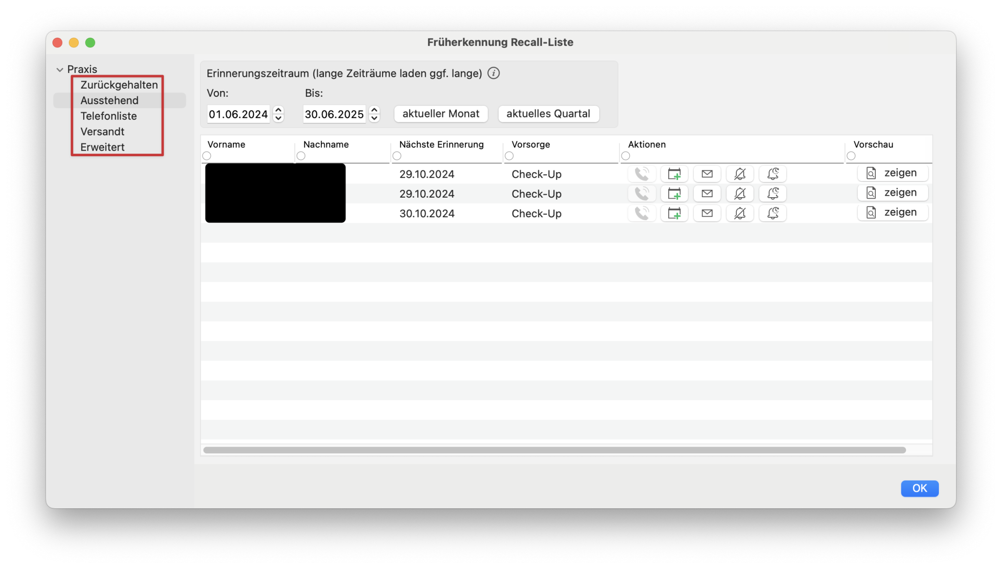 tomedo changelog 155 Frueherkennung1