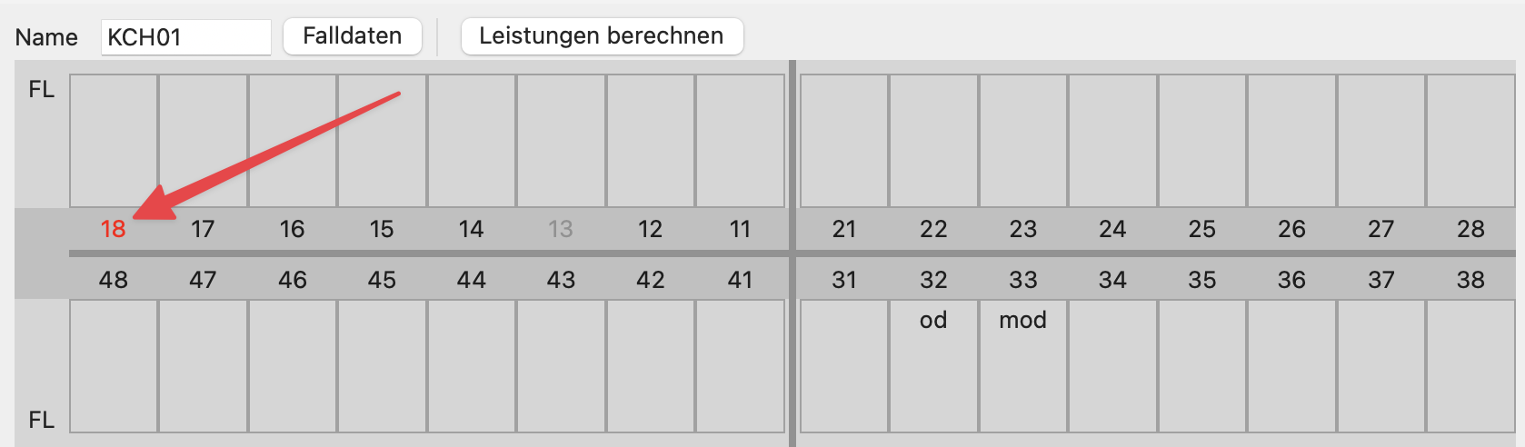 tomedo changelog 155 Karies Fuellungsplanung