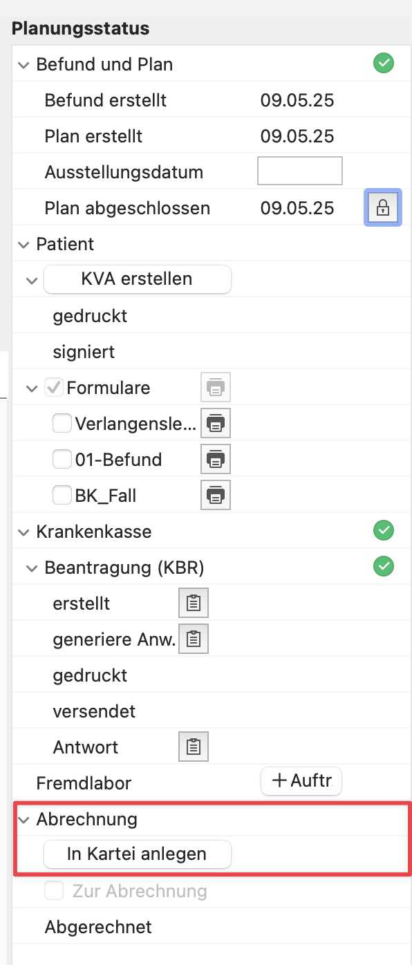 tomedo changelog 155 Planungen in Kartei1