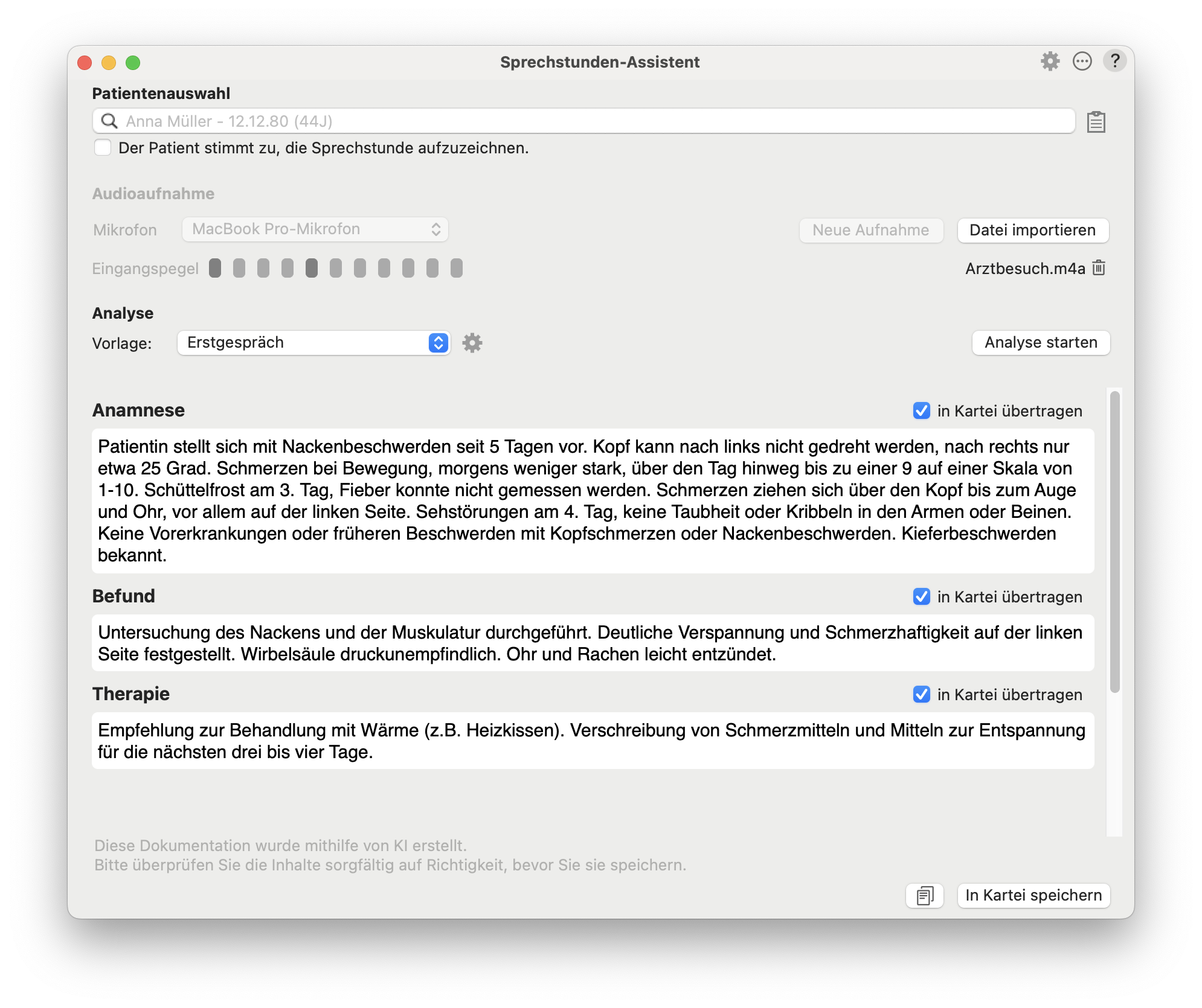 tomedo changelog 155 Sprechstunden Assistent