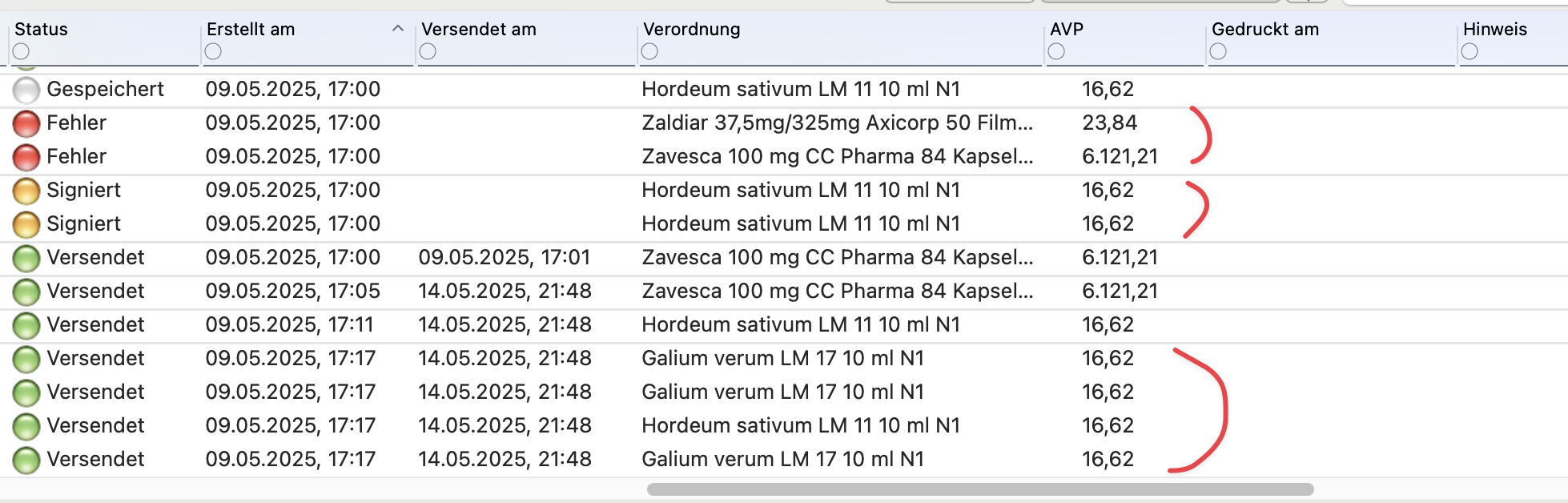tomedo changelog 155 erezept gruppierung