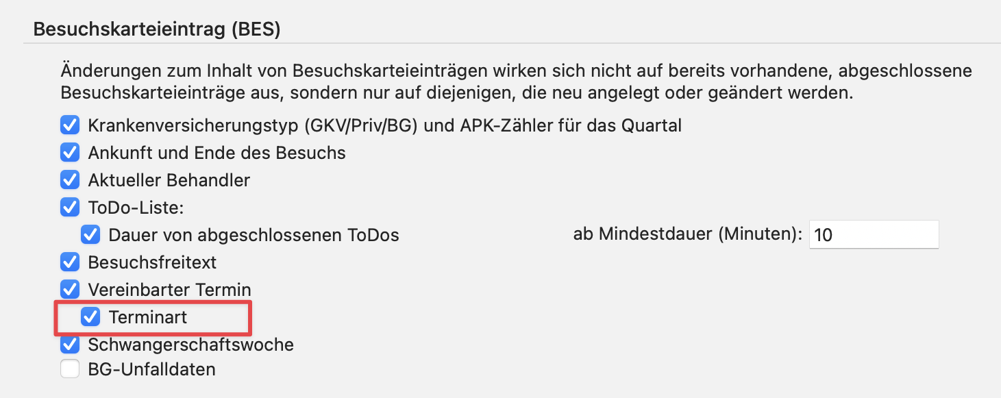 tomedo handbuch kartei patient besuch karteieintrag einstellungen
