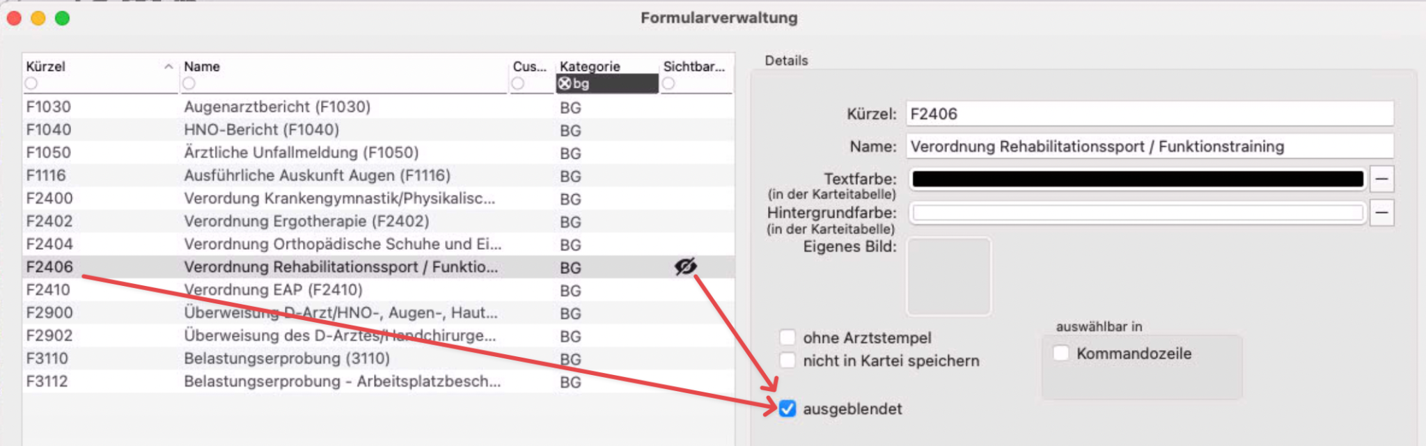 tomedo changelog 156 bg formular f2406 1
