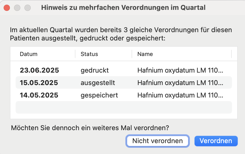 tomedo changelog 157 mehrfachverordnung pro quartal