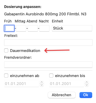tomedo changelog v1 156 dauermedikation uebernahme