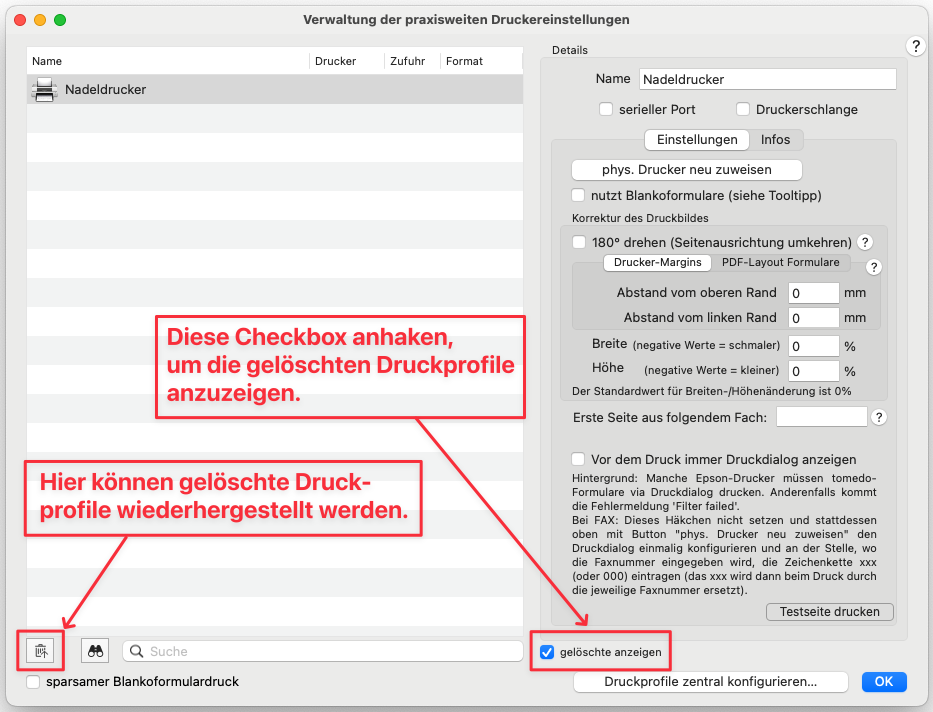 wiederherstellung druckprofile changelog 1