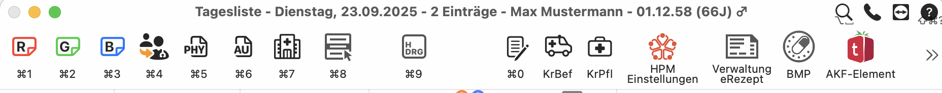 tomedo changelog 160 farbneutral titelleiste